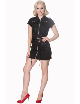 Vestido MOD Cuerdas Negro