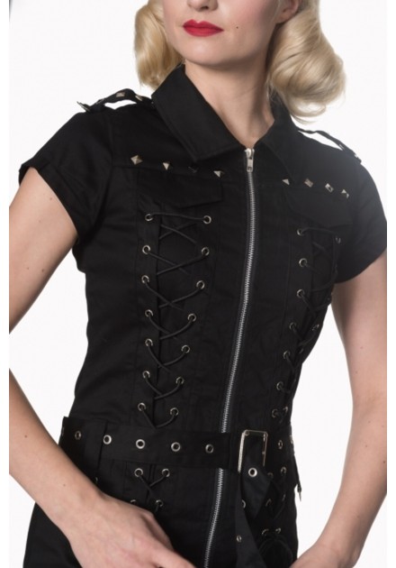 Vestido MOD Cuerdas Negro