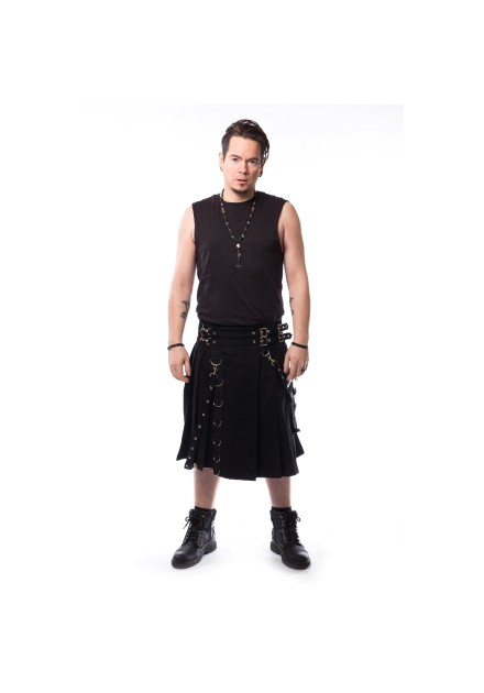 Falda / Kilt Negra para hombre con...
