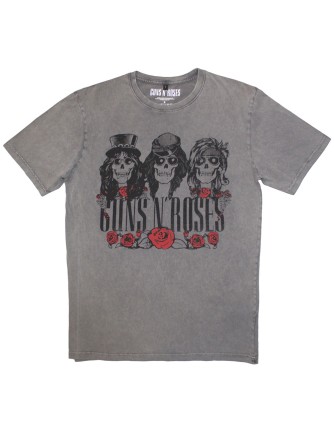 Camiseta GUNS N ROSES - Hell Group Lavada Stone Wash