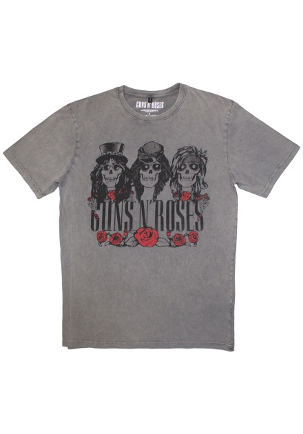 Camiseta GUNS N ROSES - Hell Group Lavada Stone Wash