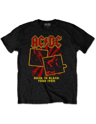 Camiseta ACDC - Back In Black Tour 1980