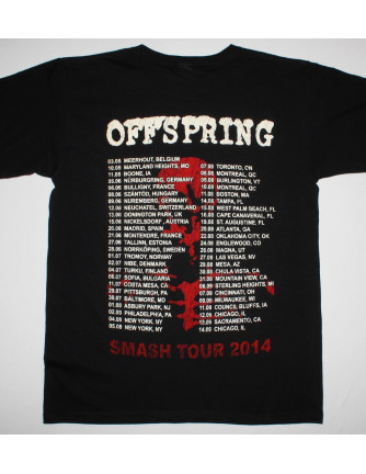 Camiseta OFFSPRING - Smash Gira 2014 2