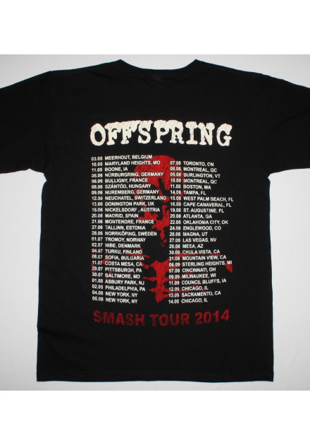 Camiseta OFFSPRING - Smash Gira 2014