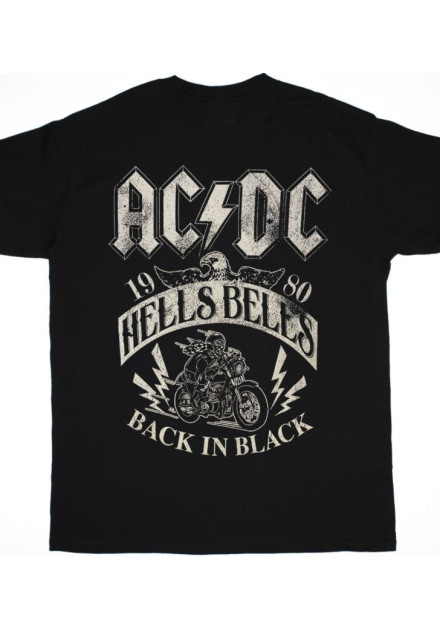 Camiseta ACDC - Hells Bells 1980 Biker