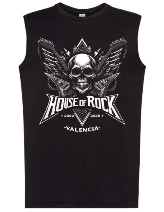 Camiseta HOUSE OF ROCK - Calavera Guitarras 2025 (sin...