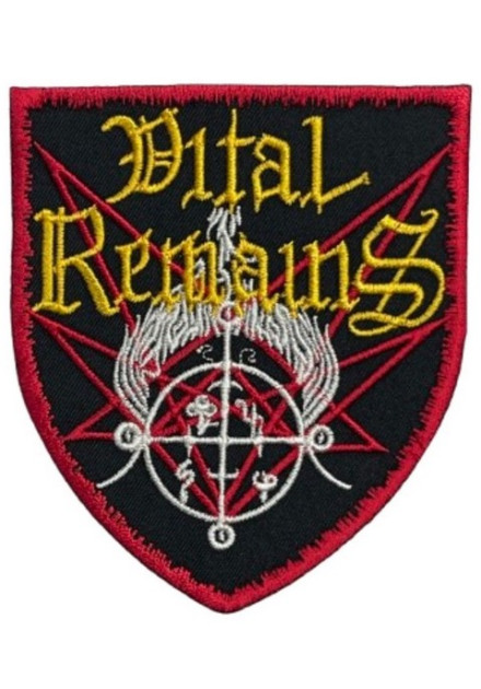 Parche VITAL REMAINS - Escudo Bordado