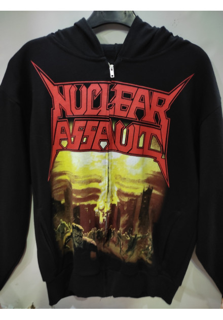 Sudadera NUCLEAR ASSAULT - Game Over con cremallera