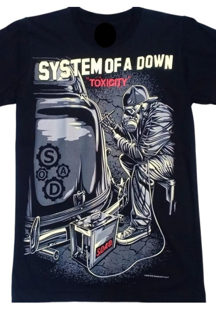 Camiseta SYSTEM OF A DOWN - Skull Car