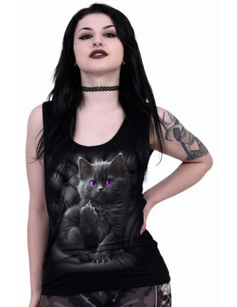 Camiseta CATTITUDE Tirantes Chica  Spiral 2