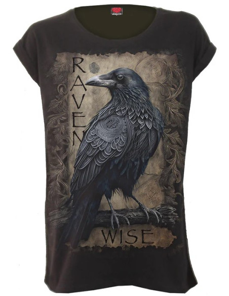 Camiseta RAVEN WISE Chica Spiral
