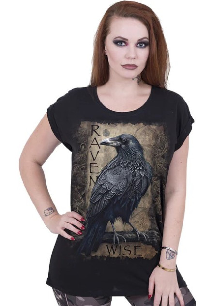 Camiseta RAVEN WISE Chica Spiral