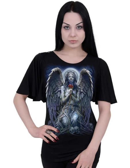 Camiseta Grieving Angel Chica Spiral (Cuello Barco)