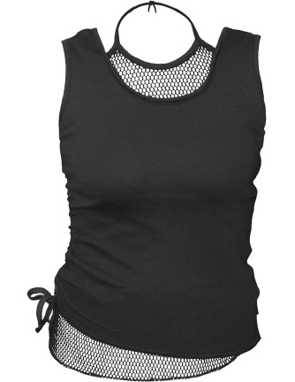 Camiseta Top para chica Rejilla 2 en 1 Spiral