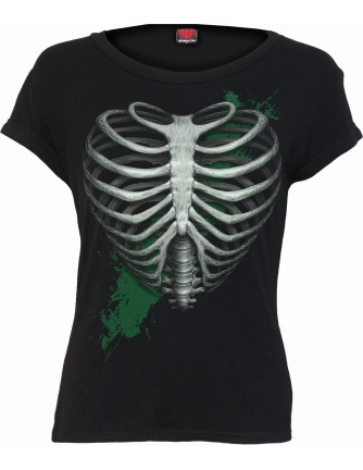 Camiseta HEART RIBS Corazón Costillas Chica  Spiral...