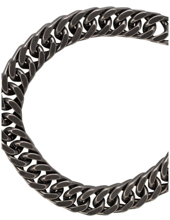 Pulsera Plana Acero Envejecido 20 cm.