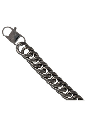 Pulsera Plana Acero Envejecido 20 cm. 2