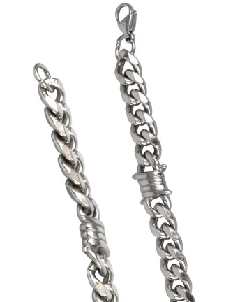 Collar Cadena  Alambrada Inox 2