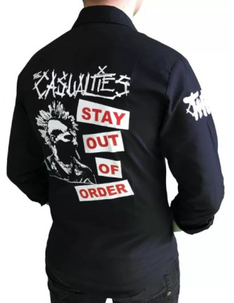 Camisa THE CASUALTIES - Stay Out of Order manga larga
