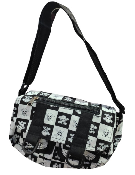 Bolso CALAVERAS Cuadrados (pequeño)
