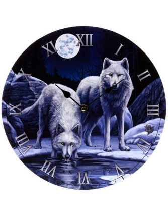 Reloj de Pared Lobo Guerrero del Invierno