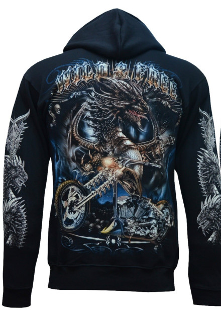 Sudadera WILD & FREE DRAGON MOTO (con...