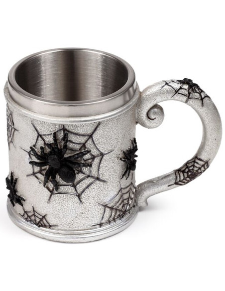 Jarra TELARAÑA CON ARAÑAS Resina