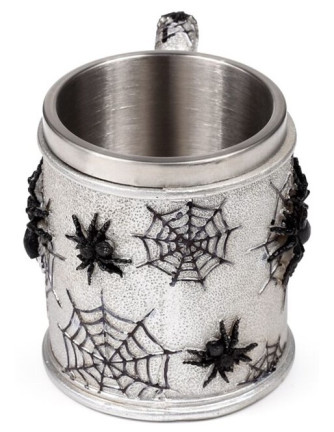 Jarra TELARAÑA CON ARAÑAS Resina 2