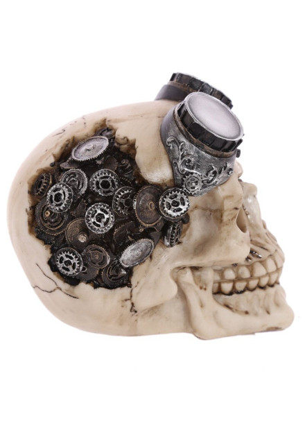 Calavera con Gafas y Engranajes...