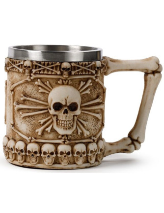 Jarra Calavera Huesos