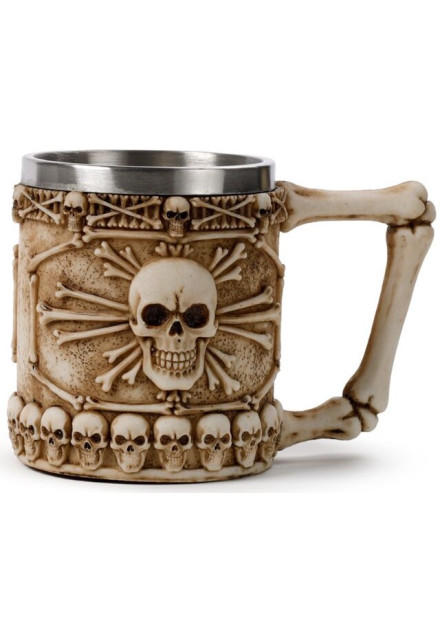 Jarra Calavera Huesos