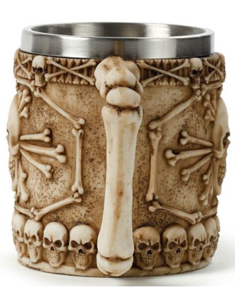 Jarra Calavera Huesos 2