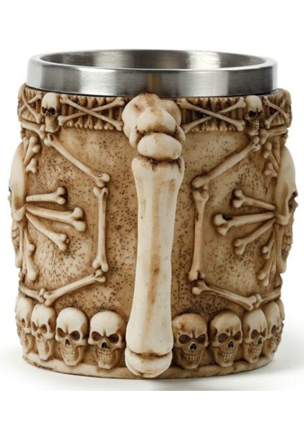 Jarra Calavera Huesos
