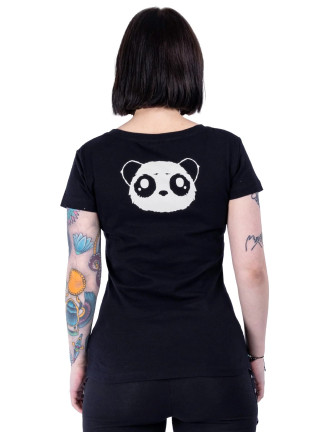 Camiseta para chica ANTISOCIAL PANDA 2