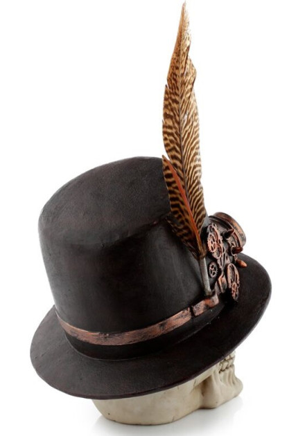 Calavera con Gafas, Sombrero con...