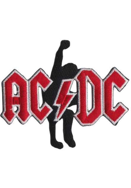 Parche ACDC Silueta Bordado