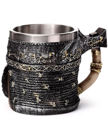 Jarra Calavera con Casco y Hacha