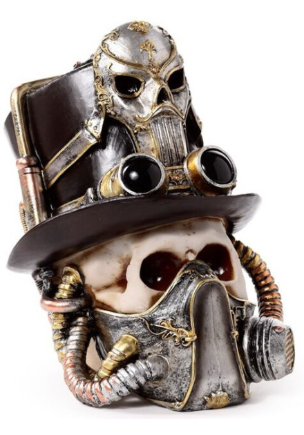 Calavera Steampunk con Máscara...