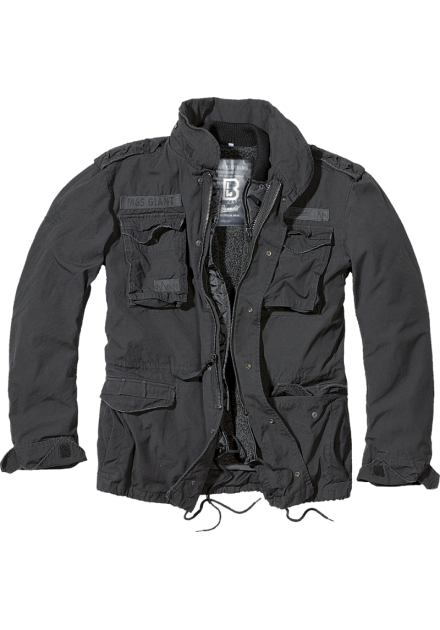 Chaqueta M-65 Giant Negra BRANDIT