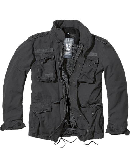 Chaqueta M-65 Giant Negra BRANDIT