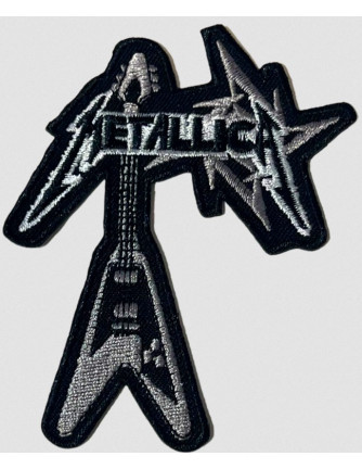 Parche METALLICA - Guitarra Bordado