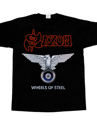 Camiseta SAXON - Wheels Of Steel V2