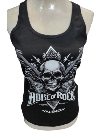 Camiseta para chica  HOUSE OF ROCK - 2002-2025 Tirantes