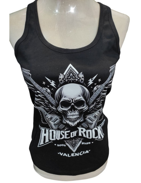 Camiseta para chica  HOUSE OF ROCK - 2002-2025 Tirantes