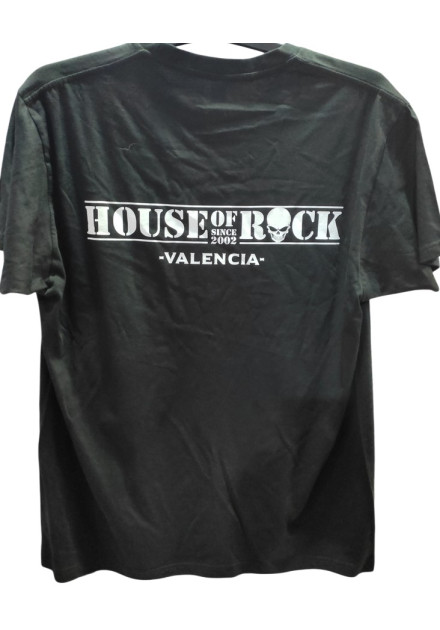 Camiseta HOUSE OF ROCK - Calavera...