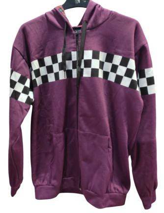 Sudadera SKA con cremallera Morada