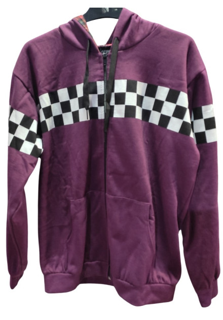Sudadera SKA con cremallera Morada