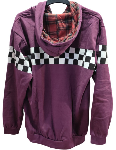 Sudadera SKA con cremallera Morada