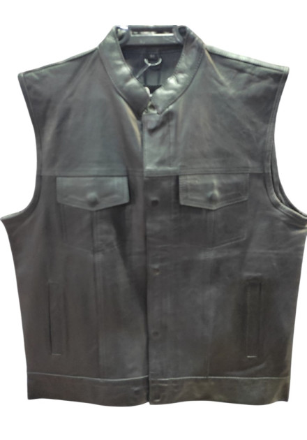 Chaleco Cuero Estilo SOA