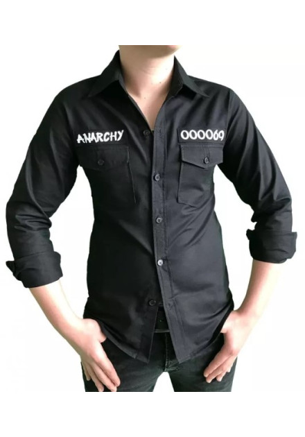 Camisa Anarchy manga larga